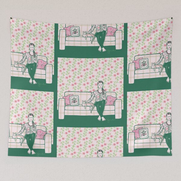 Item preview, Molly and Toby Watch Glee designed and sold by bluebell42.