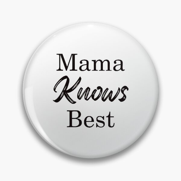 Item preview, mama knows best sticker designed and sold by DAM Creative ⭐⭐⭐⭐⭐.