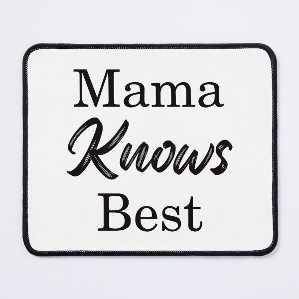 Item preview, mama knows best sticker designed and sold by DAM Creative ⭐⭐⭐⭐⭐.