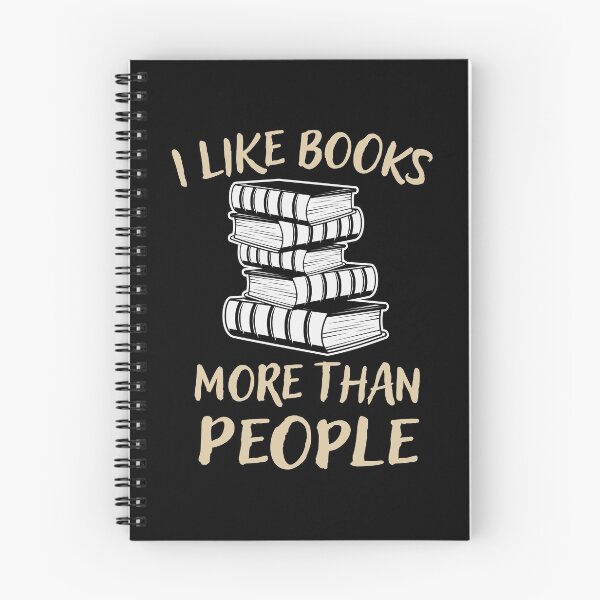 Item preview, I like books more than people designed and sold by ZDreamers.