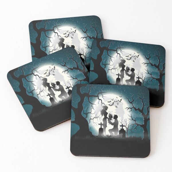 Item preview, Soul Lovers in the Moonlight of a Graveyard designed and sold by WearWolfDesigns.
