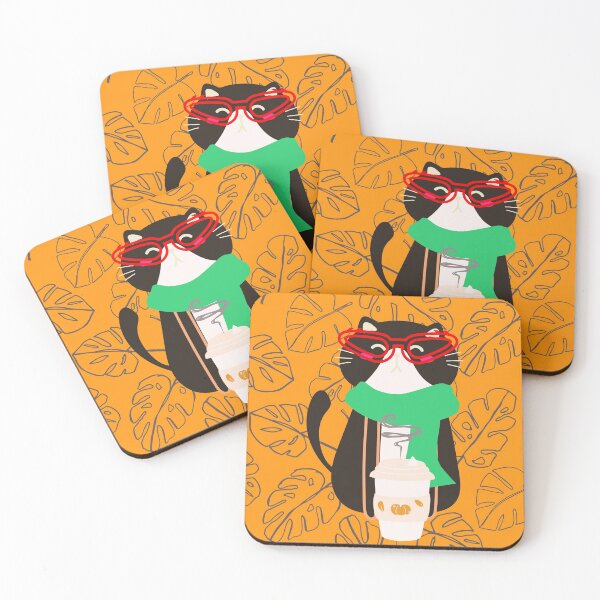 Item preview, Apple Crisp Macchiato, Autumn Coffee Cat, PSL designed and sold by mikefer.