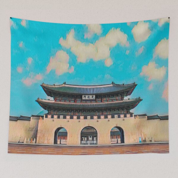 Item preview, Gwanghwamun Gate designed and sold by Sofia-Draws.