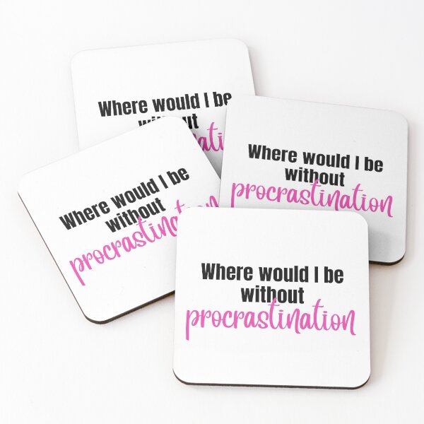 Item preview, I Heart Procrastination designed and sold by theprintplaceuk.
