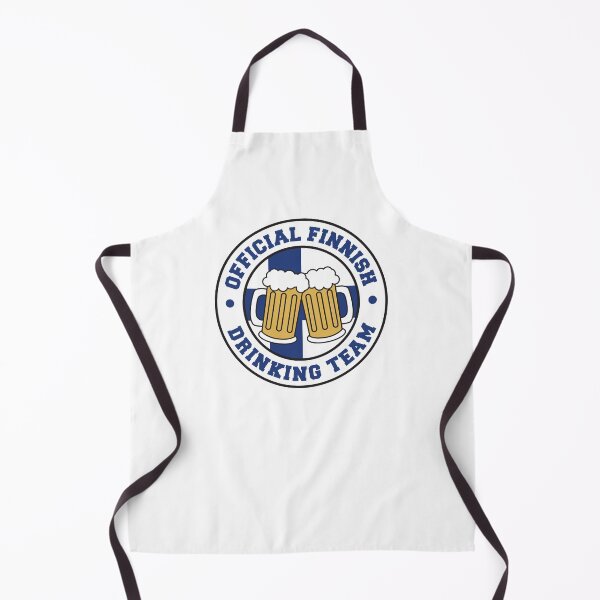 Item preview, Official Finnish Drinking Team Featuring Flag Of Finland And Beers designed and sold by jaycartoonist.