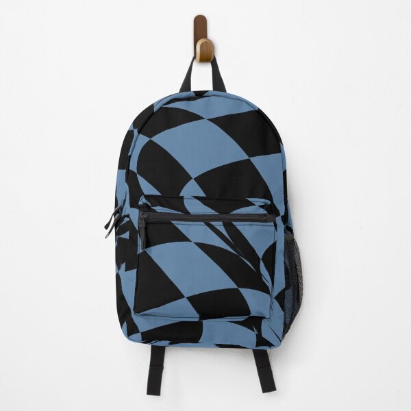 Artikelvorschau, Black and Blue Distorted Checkerboard Pattern Pairs Diamond Vogel 2022 Color of the Year Zenith 0647 - Colour Trends - Shade - Hue entworfen und verkauft von ColorOfTheYears.