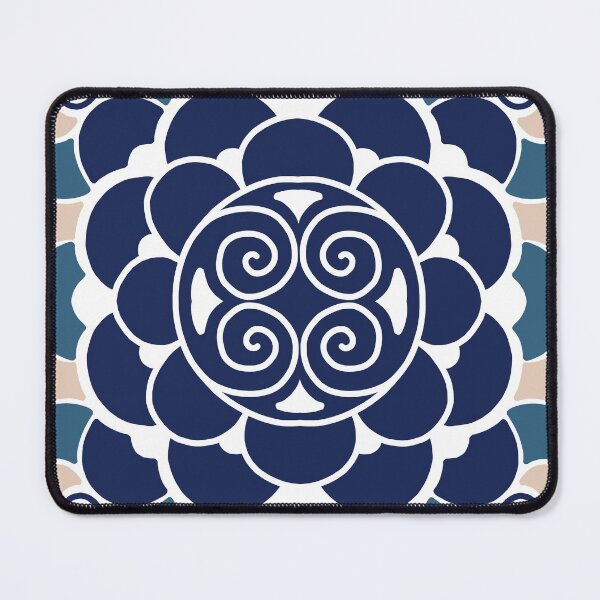 Item preview, Blue Japanese traditional pattern designed and sold by PG Illustration.