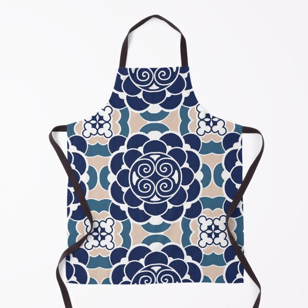 Item preview, Blue Japanese traditional pattern designed and sold by PG Illustration.