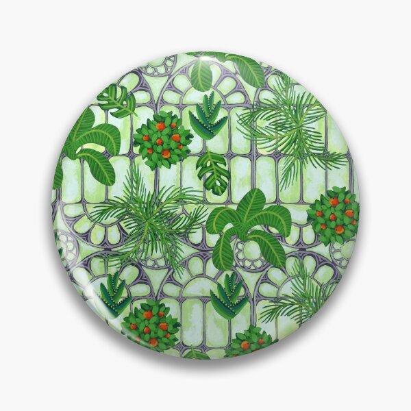 Item preview, Victorian Greenhouse in Gouache designed and sold by paintedpansy.