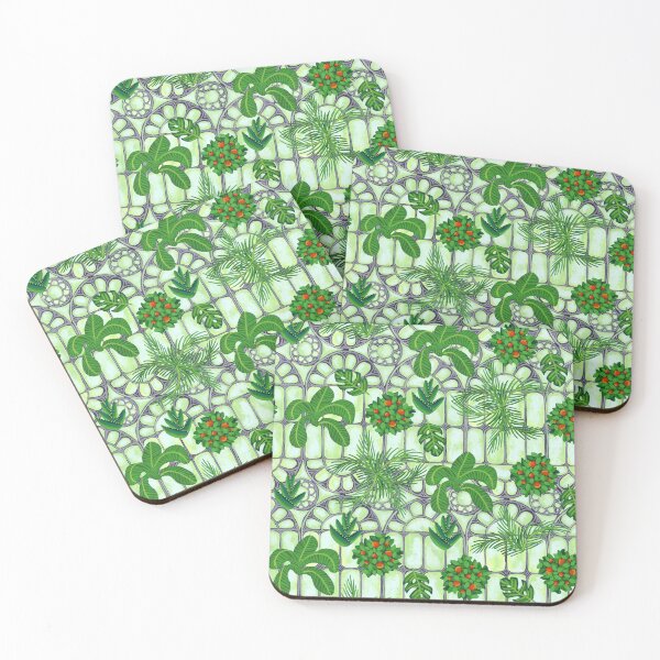 Item preview, Victorian Greenhouse in Gouache designed and sold by paintedpansy.