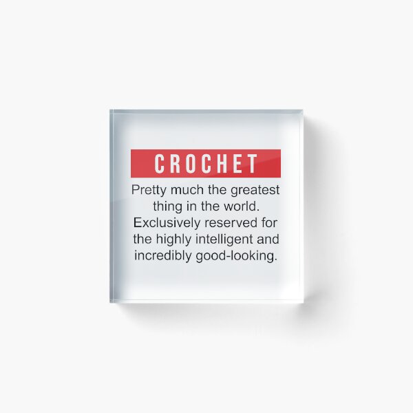 Item preview, crochet definition  designed and sold by the-best-quotes.
