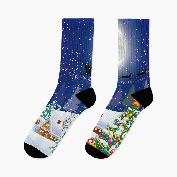 Item preview, CHRISTMAS : Winter Country Scene Print designed and sold by posterbobs.