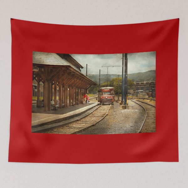 Item preview, Train - Boarding the Scranton Trolley designed and sold by Mike Savad Photography.