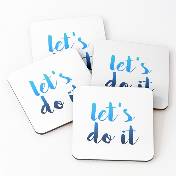 Item preview, Let's do it, typography design  designed and sold by Slavic1991.