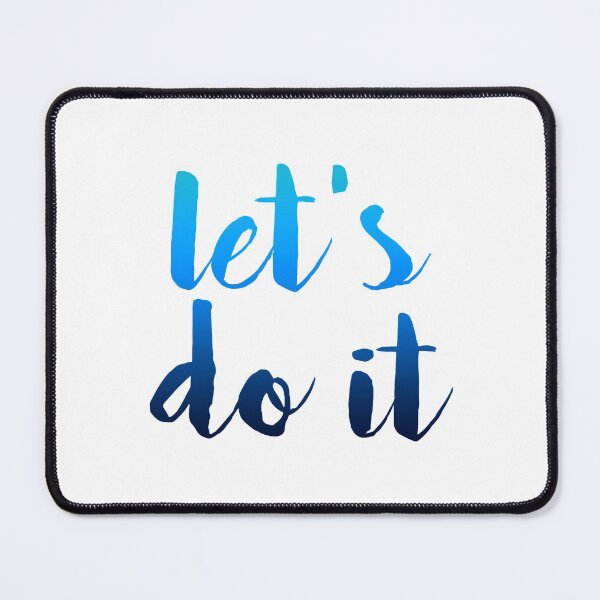 Item preview, Let's do it, typography design  designed and sold by Slavic1991.