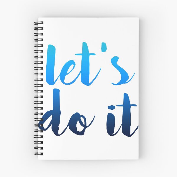 Item preview, Let's do it, typography design  designed and sold by Slavic1991.