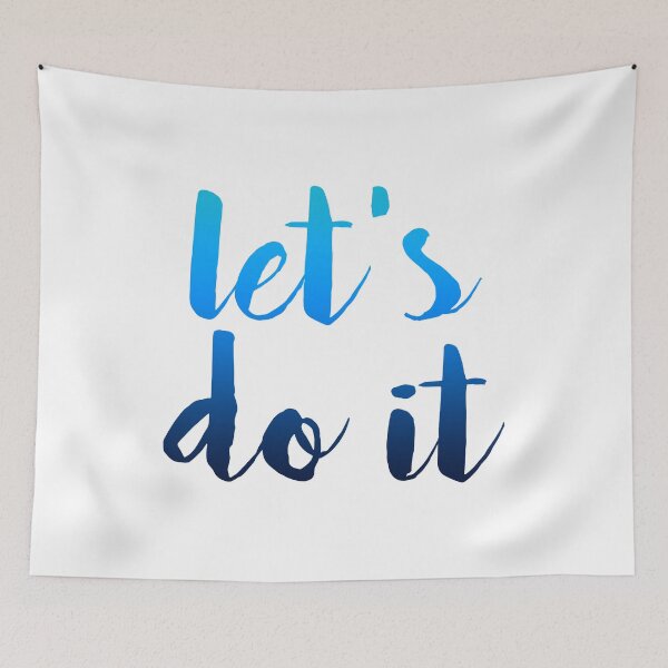 Item preview, Let's do it, typography design  designed and sold by Slavic1991.