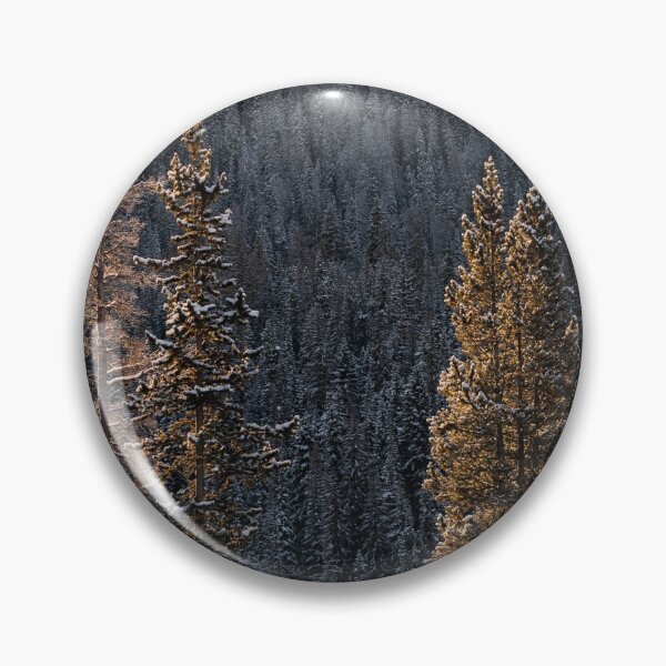Item preview, green pine trees on snow covered ground during daytime designed and sold by buucake.