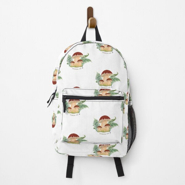 Item preview, Porcini mushrooms and fern leaves illustration designed and sold by Alexandra Kueny.