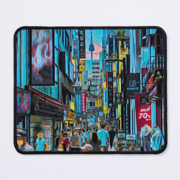 Item preview, Myeongdong Seoul designed and sold by Sofia-Draws.