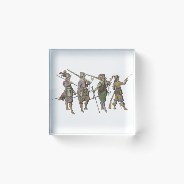 Item preview, 17th Century French Soldiers Illustration designed and sold by SowCow.
