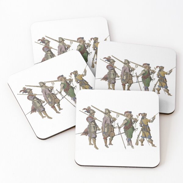 Item preview, 17th Century French Soldiers Illustration designed and sold by SowCow.