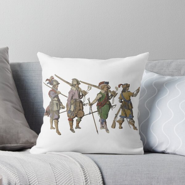 Aperçu de l'œuvre Illustration des soldats français du XVIIe siècle créée et vendue par SowCow.