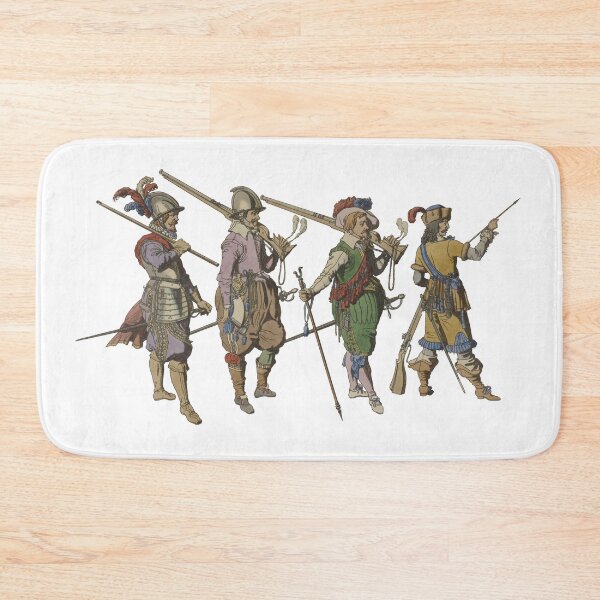 Item preview, 17th Century French Soldiers Illustration designed and sold by SowCow.