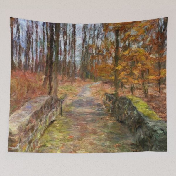 Item preview, The Autumn Bridge to Nowhere designed and sold by Pamela Storch.