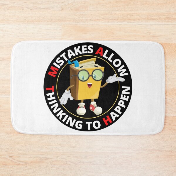 Item preview, Mistakes Allow Thinking To Happen Funny Math Pun designed and sold by RGRamsey.
