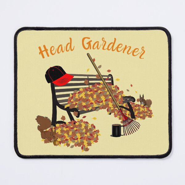 Item preview, Head Gardener with autumn leaves designed and sold by DAscroft.