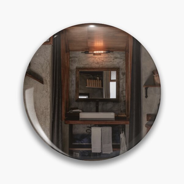 Item preview, brown wooden cabinet near brown wooden door designed and sold by buucake.