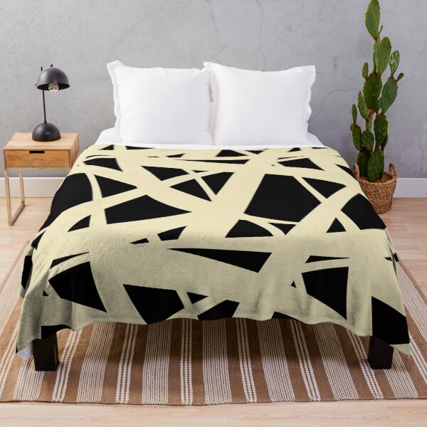 Artikelvorschau, Yellow and Black Abstract Mosaic Pattern 3 Pairs 2022 Popular Color Pale Moon OC-108 - Colour Trends - Shade - Hue entworfen und verkauft von ColorOfTheYears.