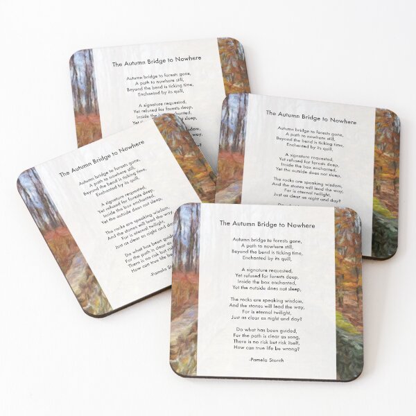 Item preview, The Autumn Bridge to Nowhere Poem designed and sold by Pamela Storch.