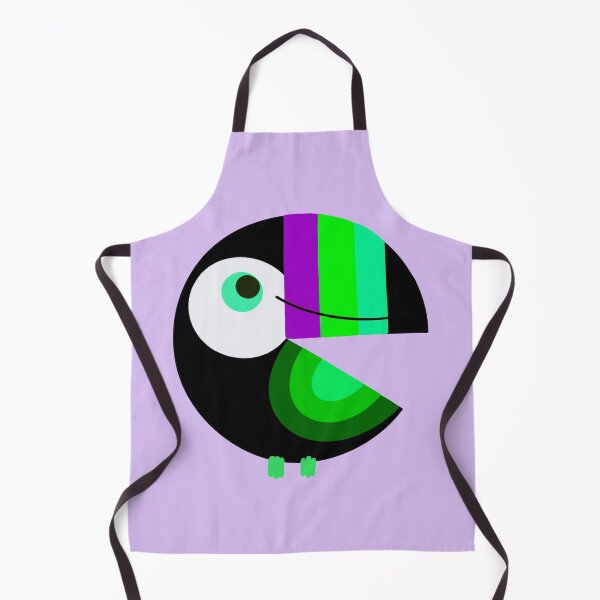 Item preview, Happy Colorful Green Tucan from the Tropics designed and sold by TineRose.