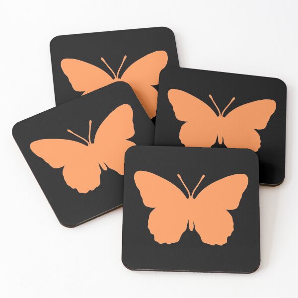 Item preview, Bright Orange Butterfly Silhouette Design designed and sold by EarthArtDesigns.