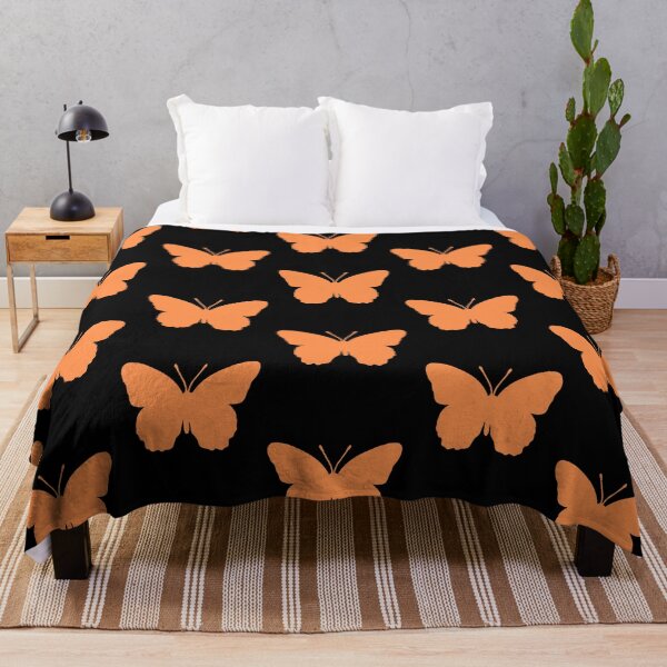 Item preview, Bright Orange Butterfly Silhouette Design designed and sold by EarthArtDesigns.