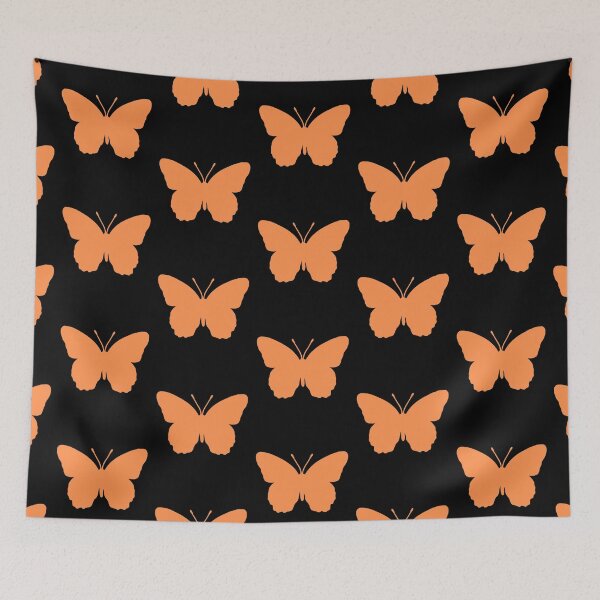 Item preview, Bright Orange Butterfly Silhouette Design designed and sold by EarthArtDesigns.