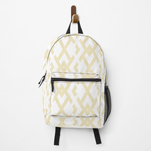 Item preview, Yellow and White Vertical Zig Zag Pattern Pairs 2022 Popular Color Pale Moon OC-108 - Colour Trends - Shade - Hue designed and sold by ColorOfTheYears.