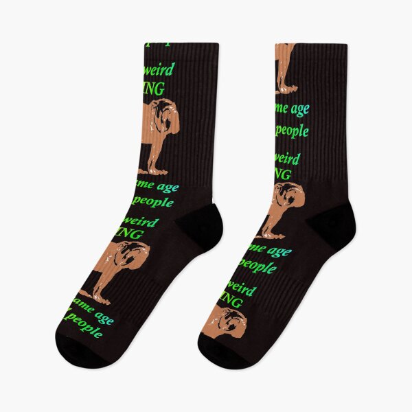 Item preview, Funny Dog Its Weird Being The Same Age as Old People designed and sold by FarzT.