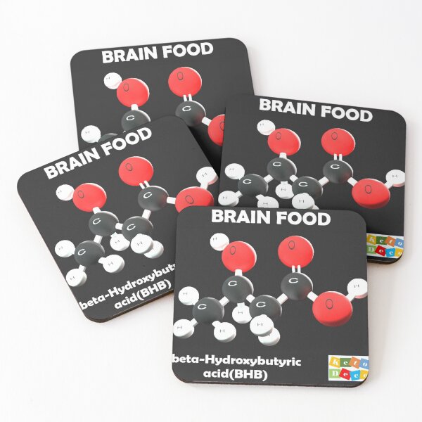 Item preview, Brain Food - Ketones (KetoDeco) designed and sold by Cool Art.