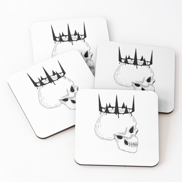 Item preview, Skull wearing a crown designed and sold by DoesArtAndStuff.