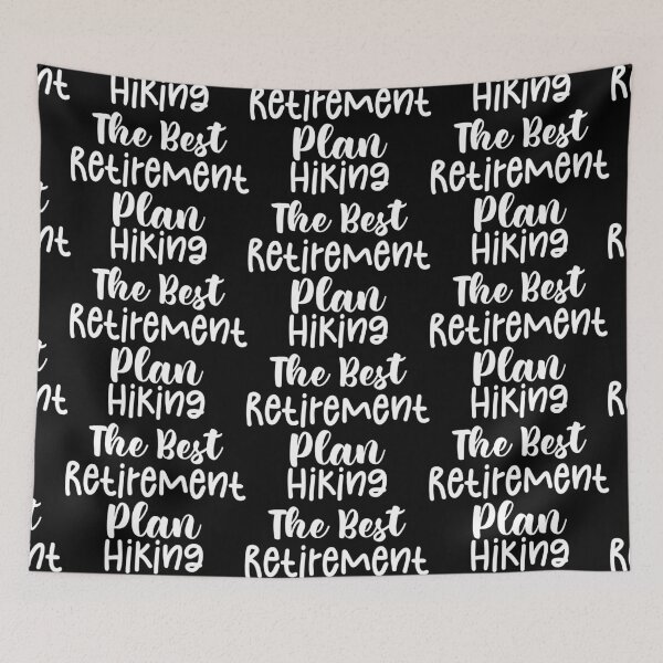 Item preview, Hiking The Best Retirement Plan - Haking Hakers Sarcastic Funny Hilarious Present For Mom, Dad , Girlfriend Or Boyfriend designed and sold by Aymanclothings.