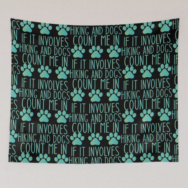Item preview, If It Involves Hiking And Dogs Count Me In - Haking Hakers Sarcastic Funny Hilarious Present For Mom, Dad , Girlfriend Or Boyfriend designed and sold by Aymanclothings.