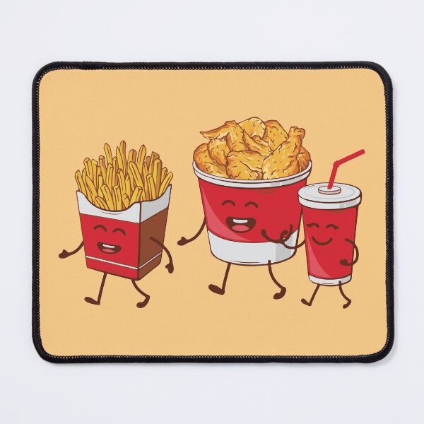 Item preview, Funny Friends forever fries chicken fried and cola designed and sold by HichamMissiame.