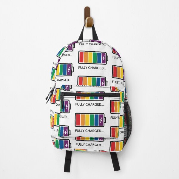 Item preview, Rainbow Battery Gay Pride designed and sold by iscaStudioArt.