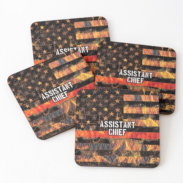 Item preview, Assistant Chief Firefighter Flag designed and sold by Jared Davies.