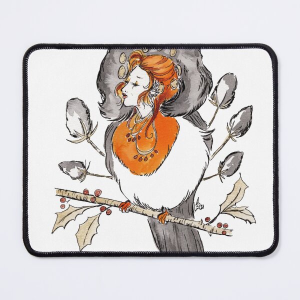 Item preview, Fuzzy Robin Alkonost designed and sold by Oniroiatlier.
