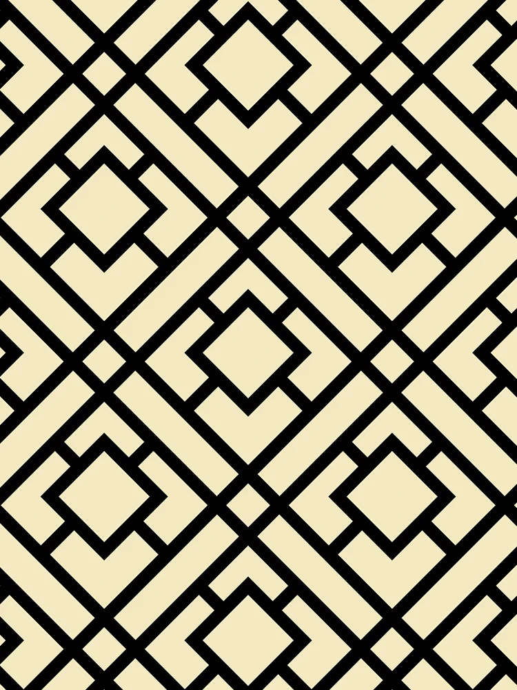 Thumbnail 6 von 6, Premium Oversized Pullover, Yellow and Black Tessellation Line Pattern 24 Pairs 2022 Popular Color Pale Moon OC-108 - Colour Trends - Shade - Hue designt und verkauft von ColorOfTheYears.