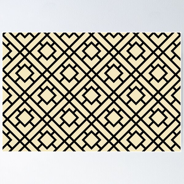 Item preview, Yellow and Black Tessellation Line Pattern 24 Pairs 2022 Popular Color Pale Moon OC-108 - Colour Trends - Shade - Hue designed and sold by ColorOfTheYears.